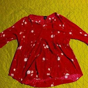 Torrid burgundy tunic